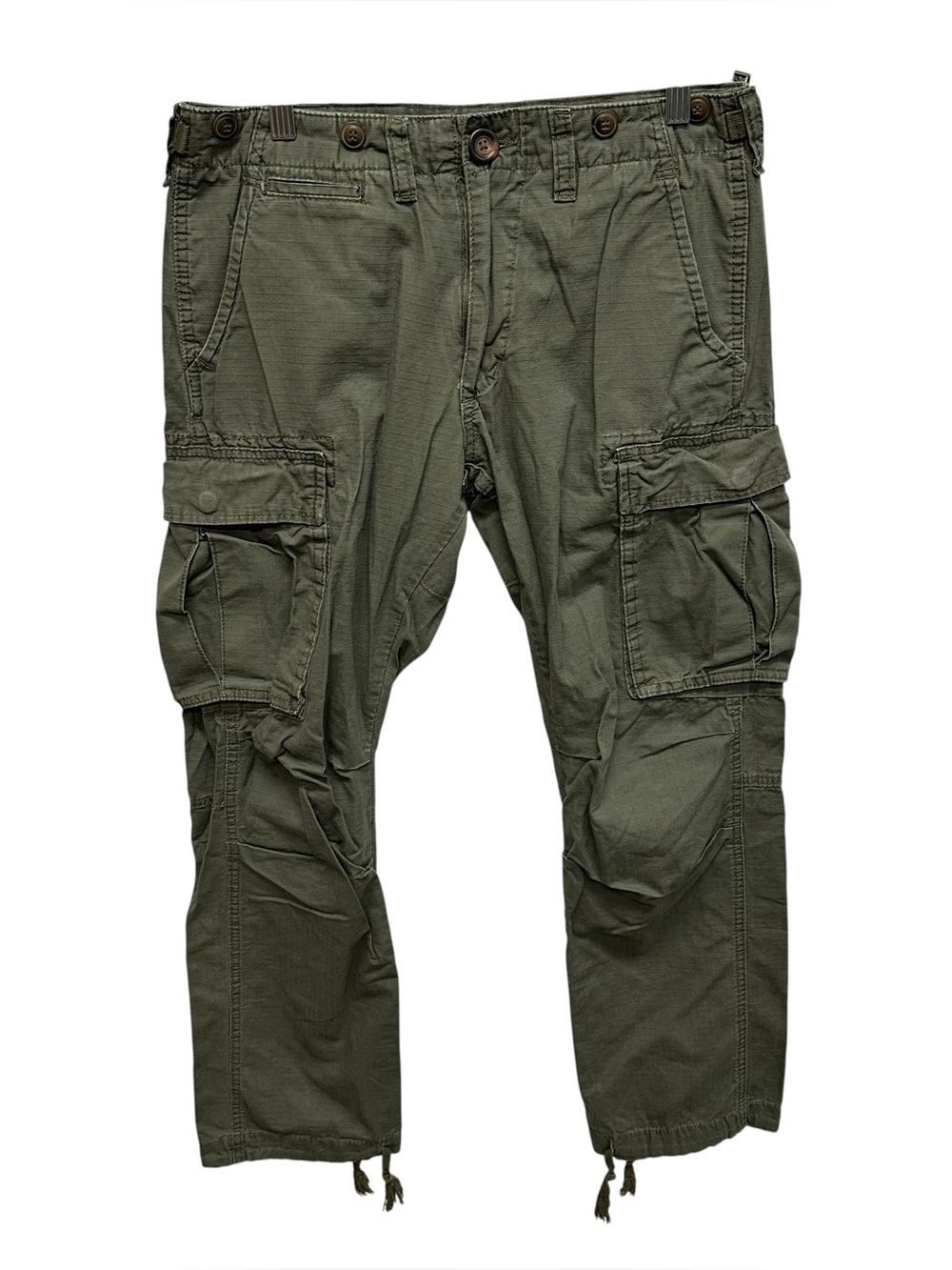Mnml men’s cargo utility pants army green adjustable size 31 grunge military